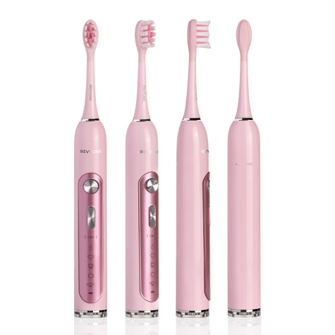 Электрическая звуковая зубная щётка Revyline RL 010 Pink