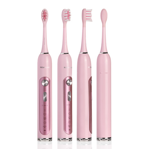 Электрическая звуковая зубная щётка Revyline RL 010 Pink