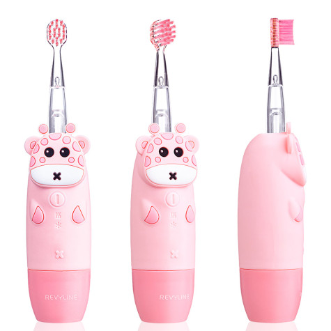 Электрическая звуковая зубная щётка Revyline RL 025 Baby, Pink