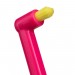 Зубная щетка Revyline SM1000 Single, монопучковая, розовая - желтая