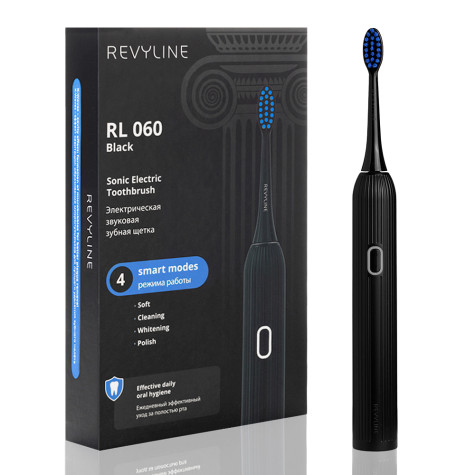 Электрическая звуковая зубная щётка Revyline RL 060 Black