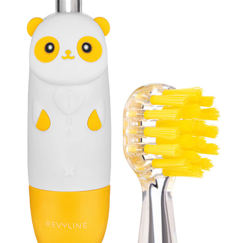 Электрическая звуковая зубная щетка Revyline RL 025 Panda, желтая
