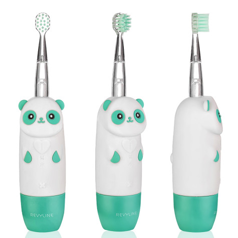 Электрическая звуковая зубная щетка Revyline RL 025 Panda, зеленая