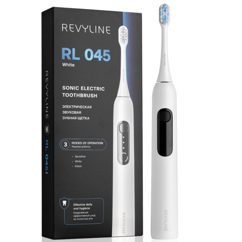 Электрическая звуковая зубная щётка Revyline RL 045 White