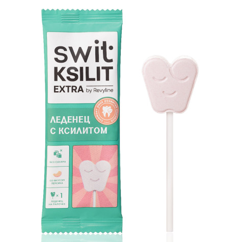 Леденцы на палочке Swit by Revyline Ksilit Extra Mix, 8 шт.