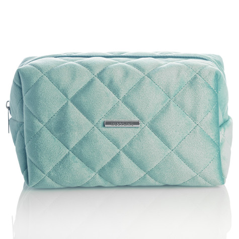 Косметичка дорожная вельветовая Revyline, голубая