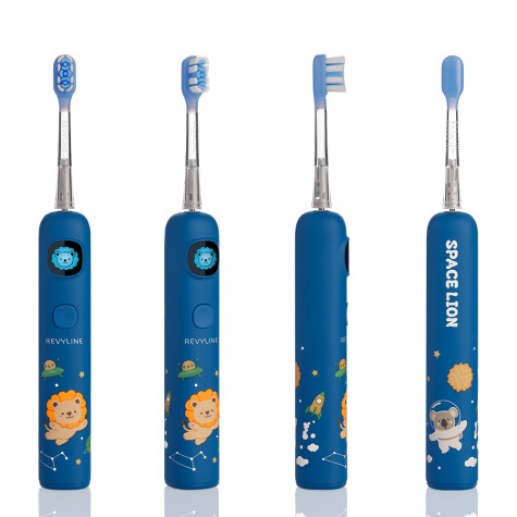 Электрическая звуковая зубная щетка Revyline RL 095 Kids, Blue