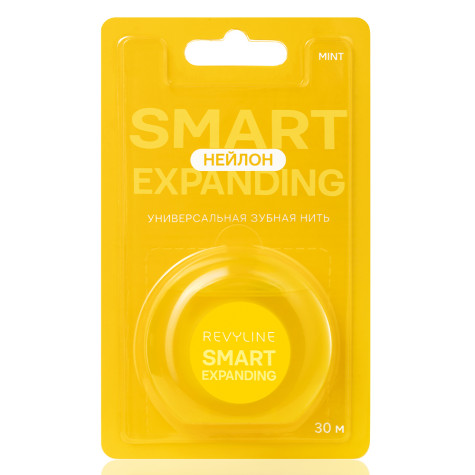 Зубная нить Revyline 840D Expanding floss нейлон, вощеная, 30 m