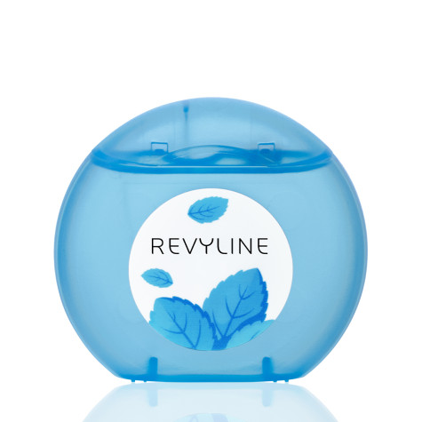 Зубная нить Revyline нейлон, мятная, вощеная с хлоргексидином, 30 м