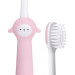 Детская зубная щетка Revyline Sheep 3+ с песочными часами, розовая