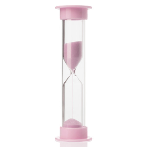 Детская зубная щетка Revyline Sheep 3+ с песочными часами, розовая