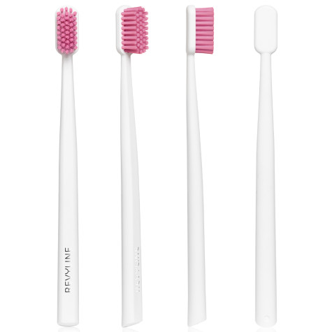 Набор зубных щеток Revyline S6500 Smart Duo, White/Pink + White/Blue