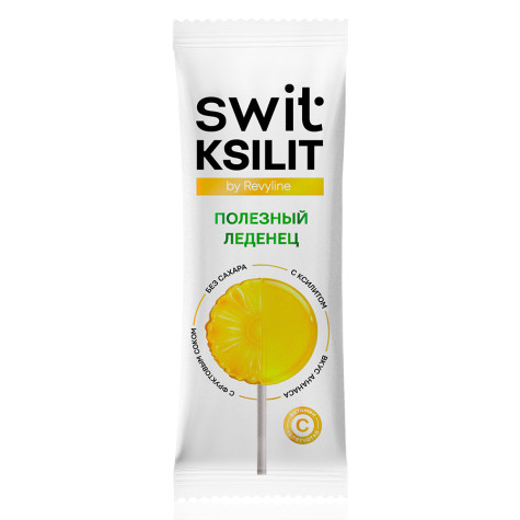 Леденец на палочке Swit by Revyline Ksilit Ананас с витамином С
