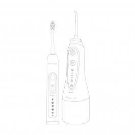 Набор электрических зубных щеток Revyline RL 075 DUO Сrocus + Сocoon